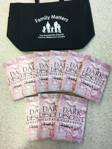 Book club bag – The Dark Descent of Elizabeth Frankenstein by Kiersten White  (19yrs +)