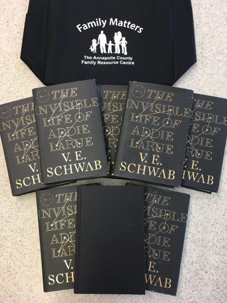 Book club bag – The Invisible life of Addie Larue by V E Schwab (19yrs +)
