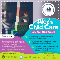 Alex's-Child-Care, New Canada