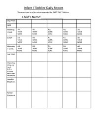 Toddler-and-Infant-Daily-Report-Part-Time-Children